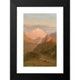 thumbnail image 2 of Frederick Debourg Richards 11x14 Black Modern Framed Museum Art Print Titled - Western Mountains, 2 of 5