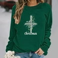 thumbnail image 5 of Lorytime Christmas Womens Crewneck Sweatshirt Fall Printrd Print Shirt Long Sleeve Pullover Loose Tops for Holiday, 5 of 6