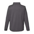 thumbnail image 5 of CORE365 CE404 Men's Market Snag Protect Mesh Colorblock Quarter-Zip Pullover-Carbon/ Black-2XL, 5 of 6