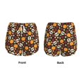 thumbnail image 5 of Lsque Skulls Printed Women's Running Shorts with Liner Pockets,Elastic Quick Dry Workout Athletic Gym Yoga Shorts,Womens High Waist Shorts-Small, 5 of 9