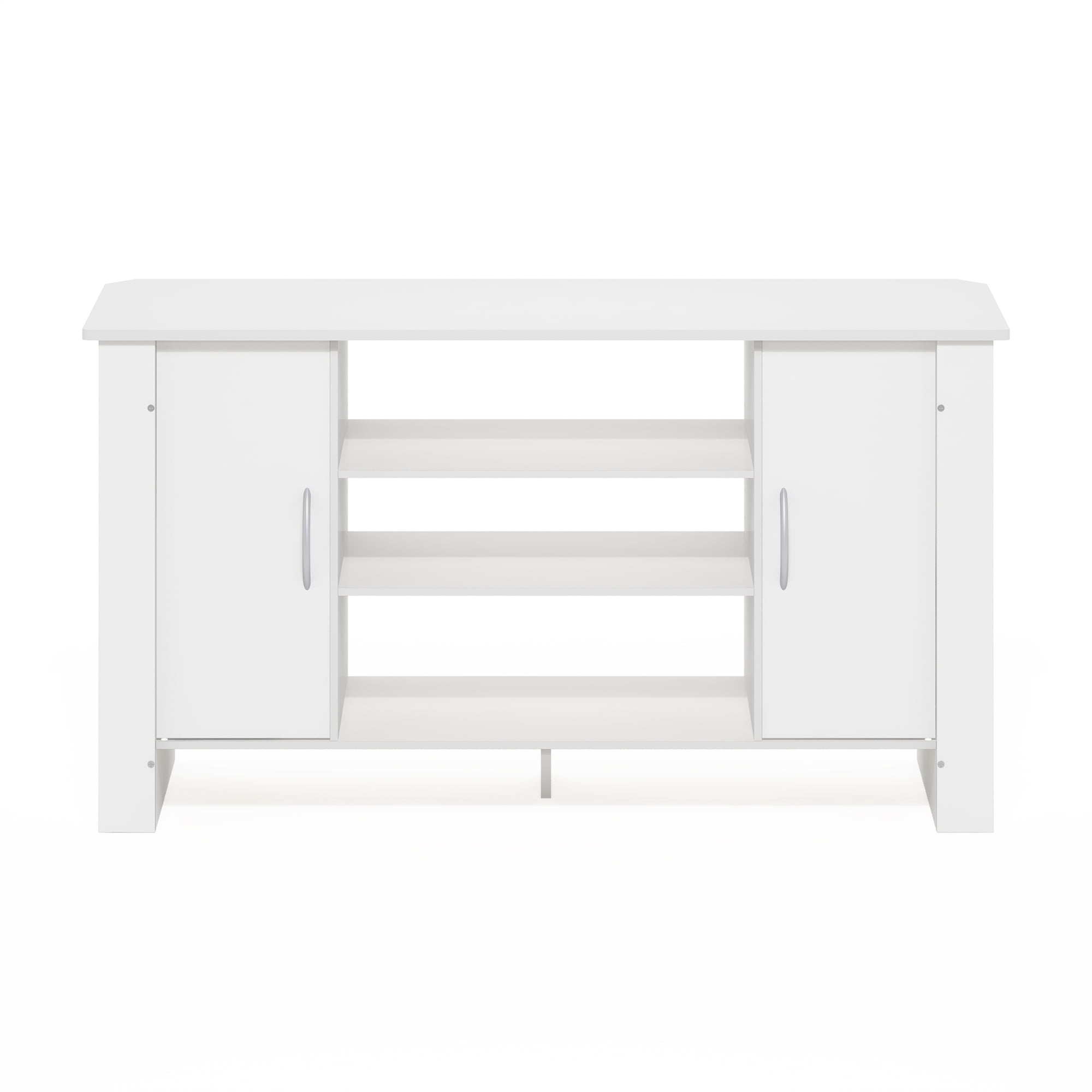Furinno ECON TV Stand Entertainment Center in White