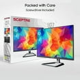 thumbnail image 2 of Sceptre 4K IPS 27" 3840 x 2160 UHD Monitor hasta 70Hz DisplayPort HDMI 99% sRGB Parlantes Incorporados, Negro Máquina (U275W-UPT), 2 of 5