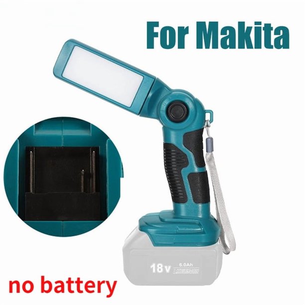 Luz de Herramienta de 12W 14.4V-18V Luz de Trabajo Led For Dewalt For Makita para Bosch para Milwaukee Linterna de Batería de Litio de 18V para Exteriores