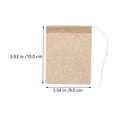 thumbnail image 4 of 100pcs Bolsas de té desechables de 100 unids Bolsas de filtro de sello con cordón Soporte de hoja suelta, 4 of 5