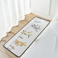 thumbnail image 7 of Coolnut Cat Kitchen Rug Anti Fatigue Kitchen Floor Mat, Non Slip Waterproof Throw Kitchen Runner Rug, 39" x 20", 7 of 7