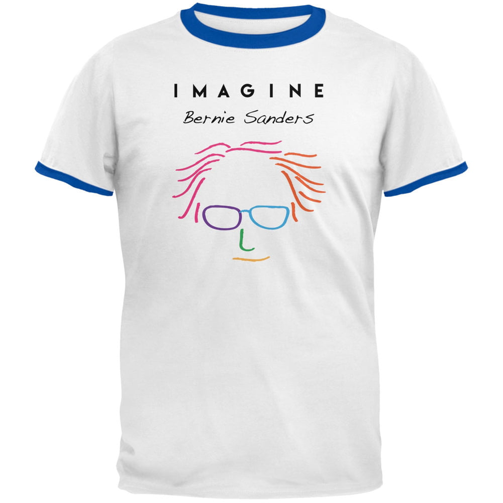 Election Bernie Sanders Hair Minimalist Pop Art White Youth T-Shirt 