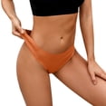 thumbnail image 1 of B91xZ Culottes pour Femmes en Coton Taille Haute, L Orange, 1 of 5
