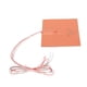 thumbnail image 4 of Almohadilla calefactora de silicona resistente a altas temperaturas con pegamento posterior Almohadilla calefactora de silicona para cama caliente Accesorios para impresora 3D 150x150 mm 24 V 150 W, 4 of 12