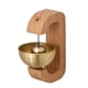 thumbnail image 2 of Timbre de comerciante para abrir puertas, timbre de madera magnético, timbre decorativo dorado con campana de latón - d p20241126984, 2 of 5
