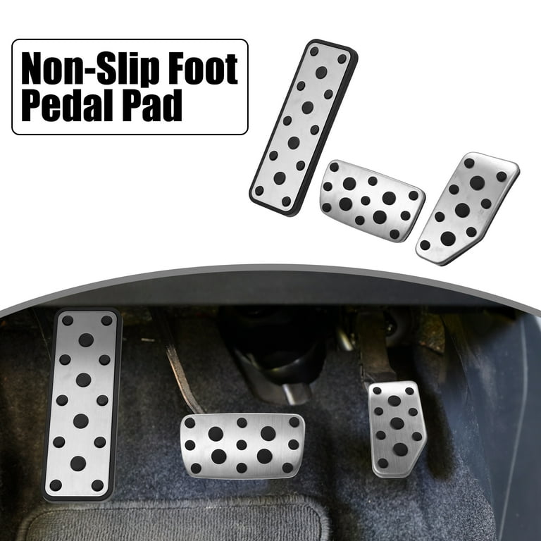 3pcs Foot Pedal Brake Gas Pedal Pad Footrest Pedal Non Slip 3pcs Foot Pedal Brake Gas Pedal Pad Footrest Pedal Non Slip