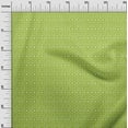 thumbnail image 2 of oneOone Polyester Lycra Light Green Fabric Geometric Bandhani Sewing Material Print Fabric By The Yard 56 Inch Wide, 2 of 4