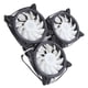 thumbnail image 1 of Ventilador de refrigeración de computadora con control remoto, 3 piezas Ventilador de refrigeración de chasis de computadora Ventilador de refrigeración de chasis de computadora Probado profesionalme, 1 of 12