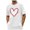 White, variant on Afuyipoi Boyfriend T-Shirts, Round-Neck Short Sleeved Valentine's Day Graphic Tees Black M