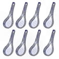 thumbnail image 1 of 10 Pieces Blue White Porcelain Soup Spoons Ceramic Tableware for Dinner, 1 of 3