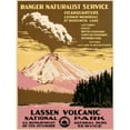thumbnail image 2 of Ranger Naturalist Service 15x18 Gold Ornate Wood Framed with Double Matting Museum Art Print Titled - Lassen Volcanic National Park, ca. 1938, 2 of 4