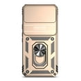 thumbnail image 4 of JTCASES for Google Pixel 8 Pro Case, Heavy Duty Protection Magnetic Car Mount Rotating Stand [Slide Camera Window] Rugged Shockproof Anti-fall Shell for Google Pixel 8 Pro, Gold, 4 of 8
