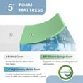 thumbnail image 6 of CL.HPAHKL Adult 5" Cooling Technology King Medium Firm Gel Memory Form Mattress, 6 of 7