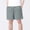 Gray, variant on Shorts for Men Pockets Board Plain Clothing Big & Tall Baggy Casual Beach Clothes,Khaki,L