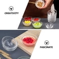 thumbnail image 2 of 8 Pcs Bols Ronds en Verre pour Dessert Riz Pudding Bols Ronds en Verre Contenants pour Pudding, 2 of 5