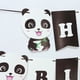 thumbnail image 4 of KAKOWELY Bandera de papel con forma de panda de 2,5 m para decoración de fiestas de cumpleaños, banderines con letras de feliz cumpleaños, 4 of 5