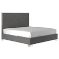 thumbnail image 1 of LUCILLE 78 BED GREY SILVER, 1 of 8