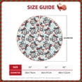 thumbnail image 2 of Sikiie Disco Ball Cherry With Bow Nativity Christmas Tree Skirt, Jesus Christian Winter Holiday Tree Mat Decoration(30-48IN), 2 of 6
