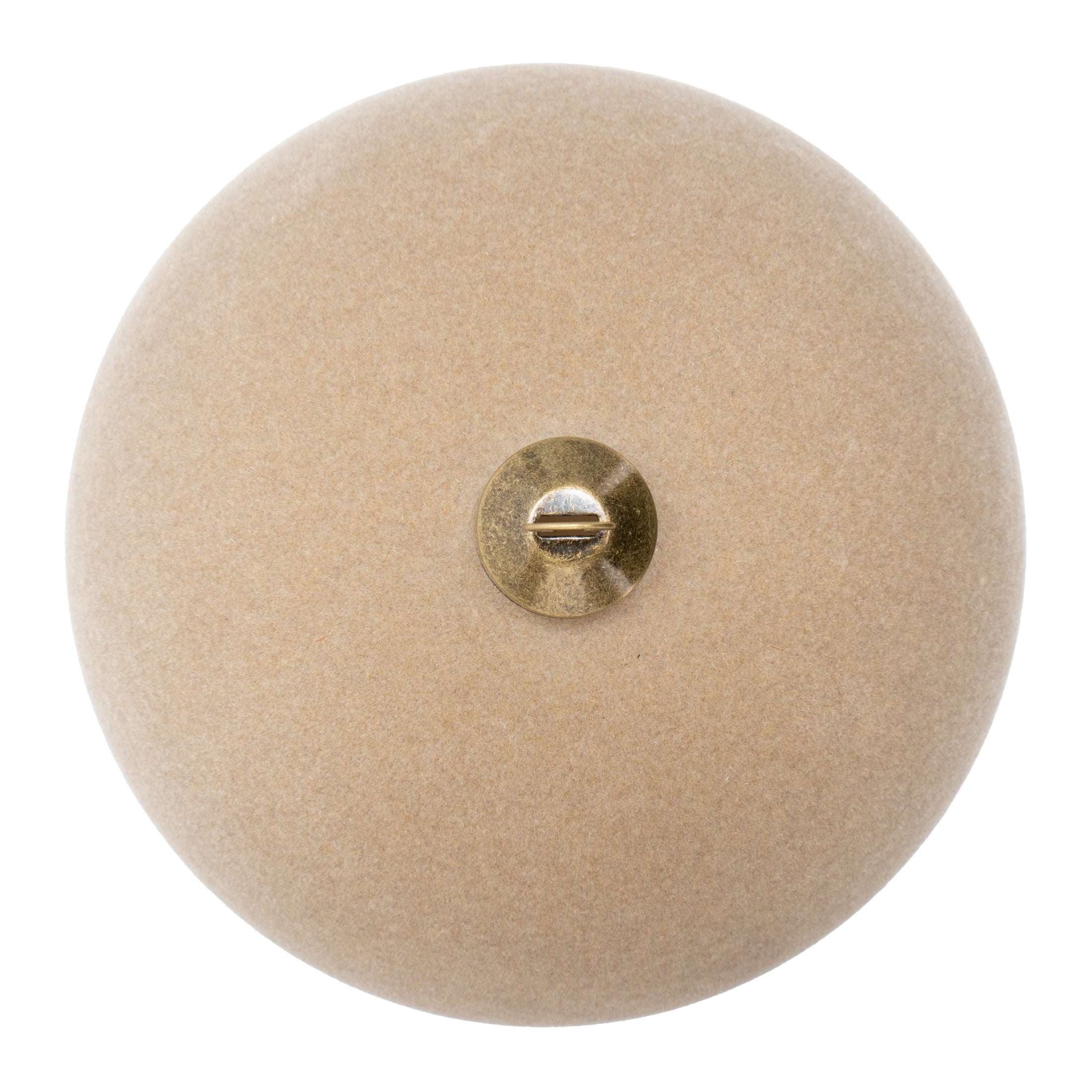 My Texas House 2-Count Gold Velvet-Feel Ball Shatterproof Christmas Ornaments, 7"