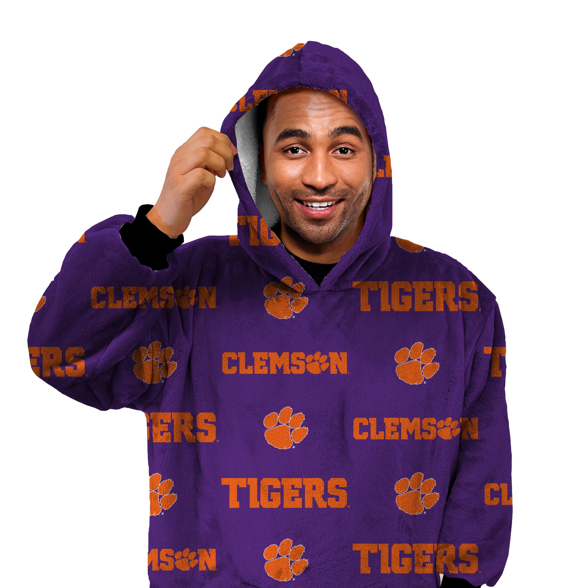 NCAA Unisex Clemson Tigers FAN CAPE Game Day Fan Apparel
