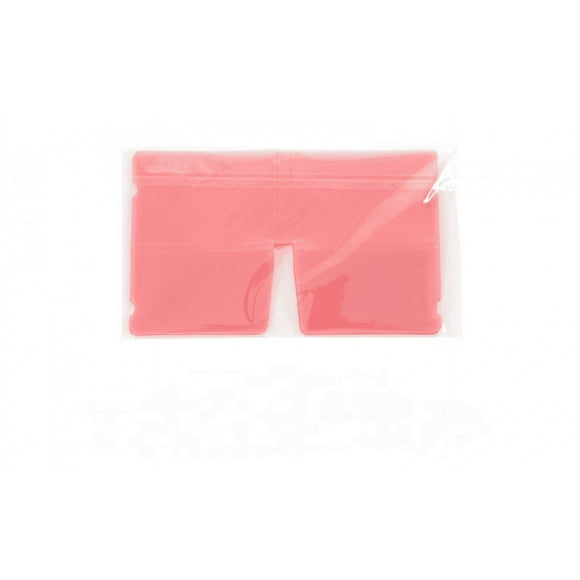 10pcs Portable Mask Storage Case Mask Clip Plastic Dust Mask Clip Temporary Folder (Pink)