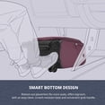thumbnail image 3 of Verage Underseat Carry On Luggage with Wheels & USB Port,14 inch Wheeled Spinner Bag Carry-on Luggages for Airlines, Lightweight Suitcase Men Women, Pilots and Crew (14.5-Inch Plus Underseat Pro), 3 of 8