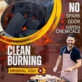 thumbnail image 4 of JYLP 33lb Natural Lump Charcoal, Premium White Quebracho Hardwood Charcoal, Extra Large Restaurant Grade Lump Wood for Grilling, Smoking & BBQ, 4 of 6