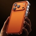 thumbnail image 2 of Case for iPhone 17 Pro Max/17 Pro/17, Metal Bumper Frame Case Shockproof Cover, 2 of 7