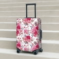 thumbnail image 6 of Logiee Peonies And Roses Print Travel Luggage Cover,Suitcase Protector, Washable Elastic Suitcase Baggage Cover,Closure for Wheeled Suitcase Fit 18-32 Inch Luggage-X-Large, 6 of 7