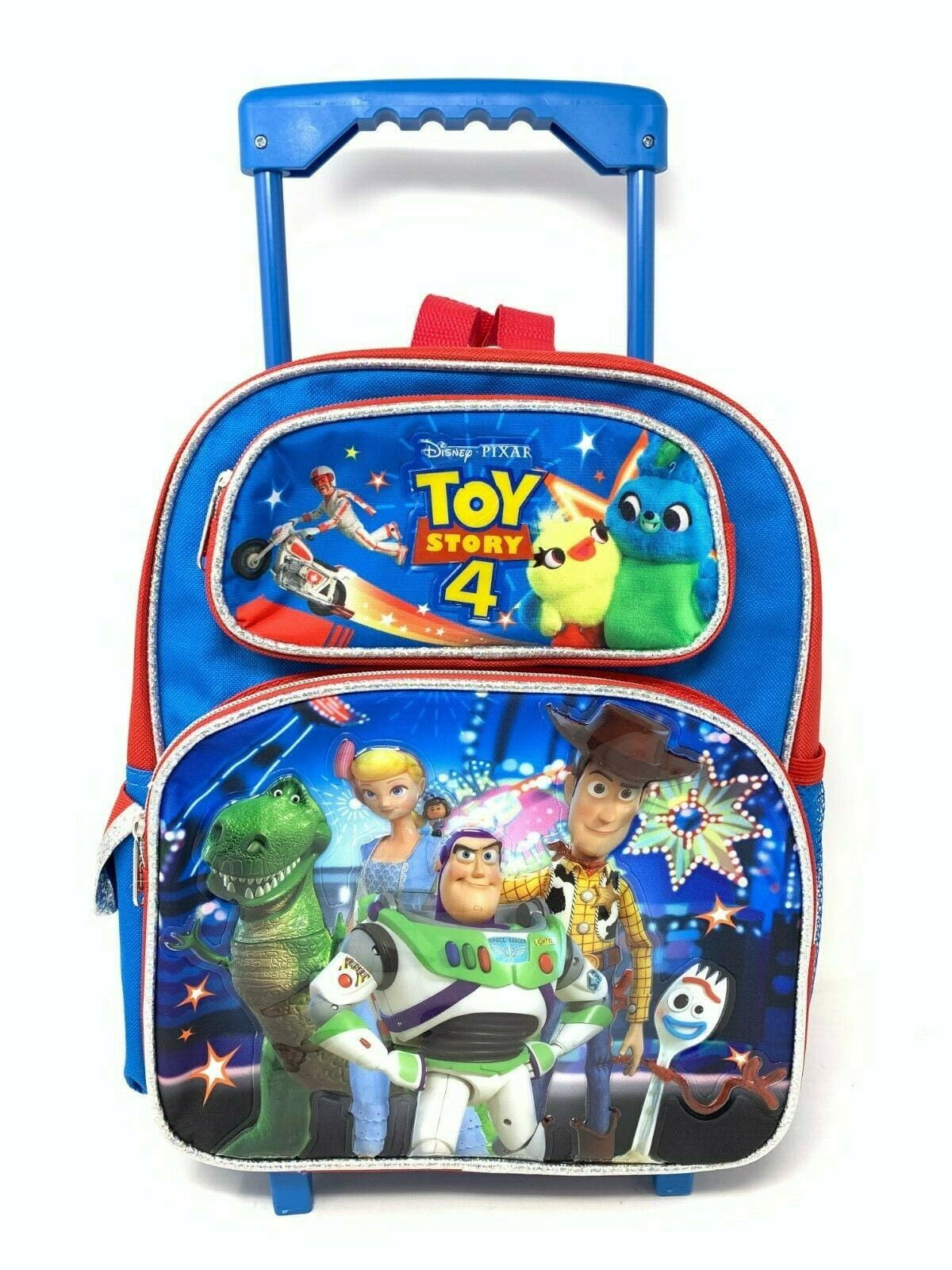 Disney Pixar Toy Story 4 16/" School Rolling//Roller Backpack Plus Lunch Bag