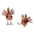 thumbnail image 3 of Candelabros de pavo de Acción de Gracias, juego de 2, base de hierro marrón, estables para mesa, chimenea, decoración de ventanas, 3 of 8