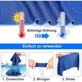 thumbnail image 3 of Serviette Rafraîchissante, Ensemble de 3, Serviettes de Sport en Microfibre, Rafraîchissante, Serviette Rafraîchissante à Séchage Rapide pour un Refroidissement Instantané, Serviette Glacée, Serviette Rafraîchissante pour Entraînement Physique, Sport, Voyage, Yoga, 3 of 7