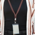 thumbnail image 6 of Uxcell 17" x 0.6" Neck Lanyards with Swivel Hook Clip for ID Badge Keys Brown 50 Pack, 6 of 6