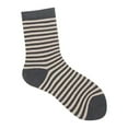 thumbnail image 5 of Womens Stripe Pattern Lightweight Cotton Athletic Socks For Warmth, 5 of 5