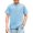 Light Blue, variant on Boys T Shirts Tween Summer Crewneck Short Sleeve Tshirts Fashion Casual Tees 3 14 Years Youth Boys Cut off Shirts 13-14 Years