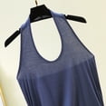 thumbnail image 3 of qucoqpe Summer Halter Tank Tops for Women Fashion Casual Solid Color Sleeveless Shirts Trendy Loose Fit Blouses, 3 of 7