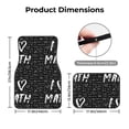thumbnail image 4 of Daiia I love Math Printed Car Floor Mats Set of 4, Durable Non Slip Auto Floor Carpet, Car Interior Carpets Proof Foot Pads Anti-Slip Cushion Automoetive Accessories, 4 of 6