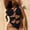 Black, variant on QUNYINEY Women's One-Piece Swimsuits Spaghetti Straps Solid Bathing Suit One Shoulder High Waisted Swimwear