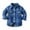 Blue, variant on Tdoqot Toddler Girls Boys Hoodless Plaid Long Sleeve Casual Fall Winter Clothes Button Down Jackets Coats Blue Size 6-12 Months