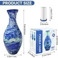 thumbnail image 6 of JUNZHIDAO 3D Puzzle Planter Vase for Home Decoration, 160 Pieces DIY Flower Vase - Perfect Housewarming Gift(Starry Night), 6 of 6