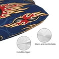 thumbnail image 3 of Honeii Bowling Ball And Flame Print Pillow Cases,Plush Throw Pillow Covers,Decorative Pillowcase for Sofa, Couch, Living Room-16"x24", 3 of 6