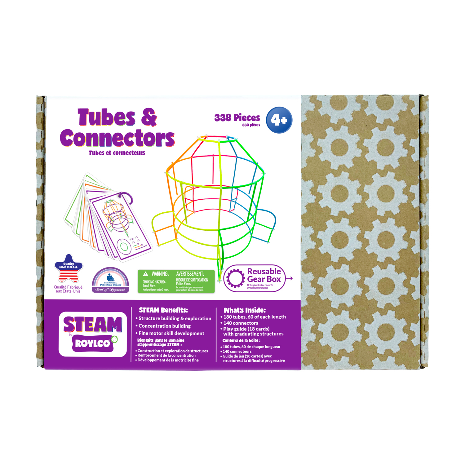 STEAM by Roylco Tubes & Connectors & Play Guide
