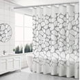 thumbnail image 2 of Jinsinto Gray Replacement Shower Curtain 180 x 200 cm, 2 of 5