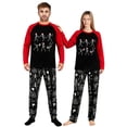 thumbnail image 4 of LuLiaMenton Family Halloween Pajamas Skeleton Spider Web Red Plaid Family Sleepwear, 9-10Y-Kid, 4 of 5