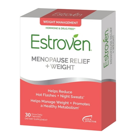 Estroven Weight Management Menopause Relief Capsules, 30