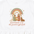 thumbnail image 4 of Inktastic Matthew 1:21 Nativity Scene the Greatest of All Girls Toddler Dress, 4 of 5